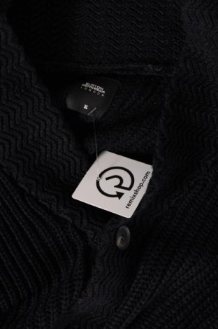 Jachetă tricotată de bărbați Burton of London, Mărime XL, Culoare Negru, Preț 41,55 Lei
