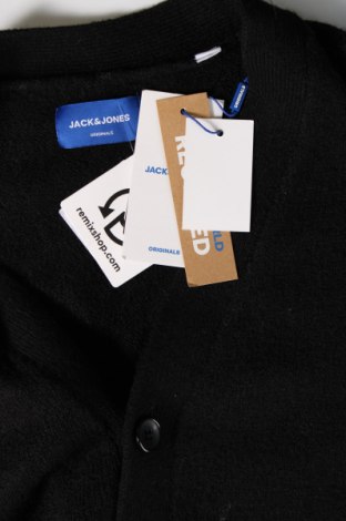 Jachetă tricotată de bărbați Originals By Jack & Jones, Mărime XL, Culoare Negru, Preț 67,10 Lei
