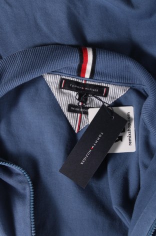 Jachetă tricotată de bărbați Tommy Hilfiger, Mărime XXL, Culoare Albastru, Preț 265,95 Lei
