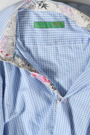 Ανδρικό πουκάμισο, Μέγεθος S, Χρώμα Μπλέ, Τιμή 4,60 €