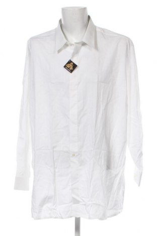 Ανδρικό πουκάμισο, Μέγεθος 4XL, Χρώμα Λευκό, Τιμή 23,33 €