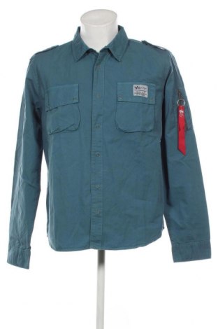 Pánská košile  Alpha Industries, Velikost L, Barva Modrá, Cena  1 611,00 Kč