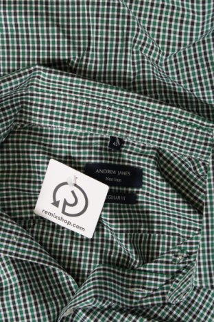 Ανδρικό πουκάμισο Andrew James, Μέγεθος XXL, Χρώμα Πράσινο, Τιμή 11,34 €