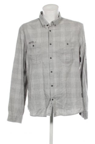 Мъжка риза Angelo Litrico, Размер XXL, Цвят Сив, Цена 11,89 лв.