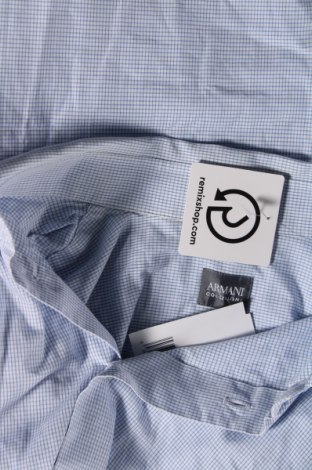 Мъжка риза Armani Collezioni, Размер M, Цвят Син, Цена 187,06 лв.