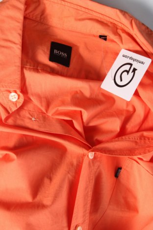 Ανδρικό πουκάμισο BOSS, Μέγεθος L, Χρώμα Πορτοκαλί, Τιμή 22,99 €