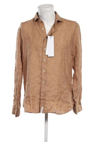 Ανδρικό πουκάμισο Baldessarini, Μέγεθος XL, Χρώμα Καφέ, Τιμή 60,31 €