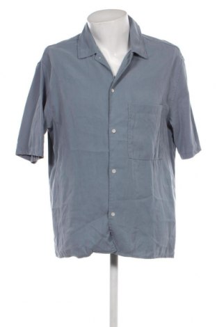 Herrenhemd Bershka, Größe L, Farbe Blau, Preis € 20,18