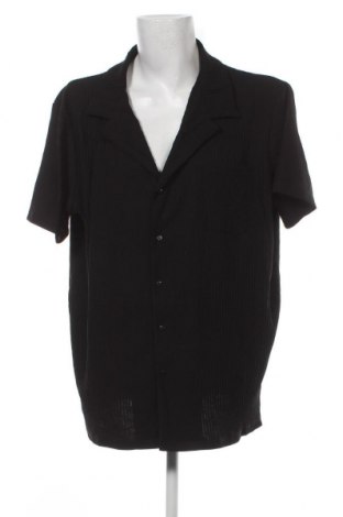 Herrenhemd Boohoo, Größe 3XL, Farbe Schwarz, Preis 13,12 €
