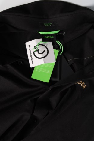Ανδρικό πουκάμισο Boss Green, Μέγεθος L, Χρώμα Μαύρο, Τιμή 158,57 €