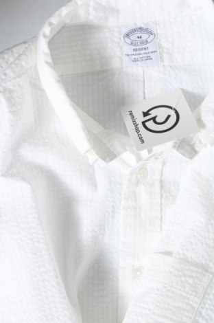 Herrenhemd Brooks Brothers, Größe M, Farbe Weiß, Preis € 44,07