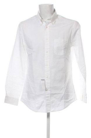 Мъжка риза Brooks Brothers, Размер M, Цвят Бял, Цена 85,50 лв.