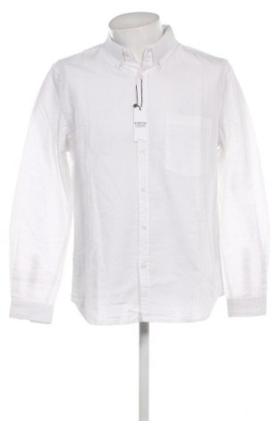 Ανδρικό πουκάμισο Burton of London, Μέγεθος L, Χρώμα Λευκό, Τιμή 21,15 €