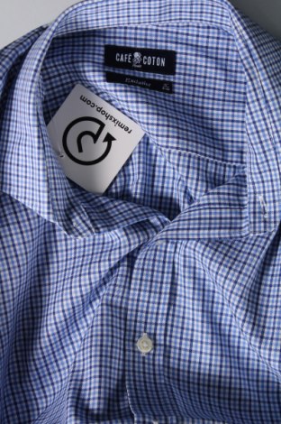 Мъжка риза Cafe Coton, Размер L, Цвят Многоцветен, Цена 72,00 лв.