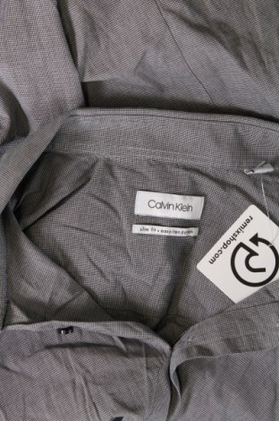 Herrenhemd Calvin Klein, Größe XXL, Farbe Grau, Preis 28,17 €