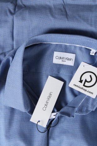 Ανδρικό πουκάμισο Calvin Klein, Μέγεθος XXL, Χρώμα Μπλέ, Τιμή 63,40 €