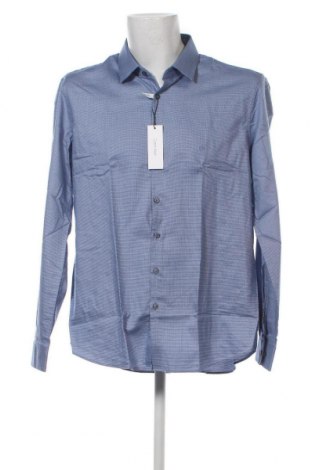 Ανδρικό πουκάμισο Calvin Klein, Μέγεθος XXL, Χρώμα Μπλέ, Τιμή 63,40 €