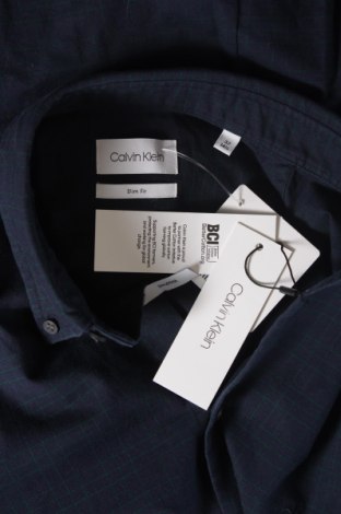 Ανδρικό πουκάμισο Calvin Klein, Μέγεθος S, Χρώμα Μπλέ, Τιμή 36,14 €