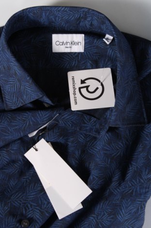 Cămașă de bărbați Calvin Klein, Mărime M, Culoare Albastru, Preț 404,61 Lei