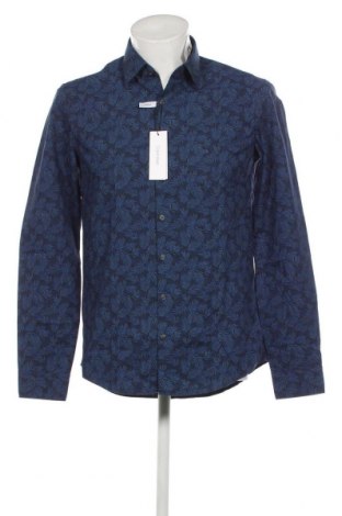 Ανδρικό πουκάμισο Calvin Klein, Μέγεθος M, Χρώμα Μπλέ, Τιμή 38,04 €