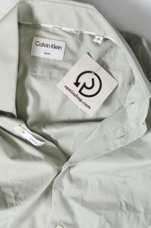 Herrenhemd Calvin Klein, Größe S, Farbe Grün, Preis 28,53 €