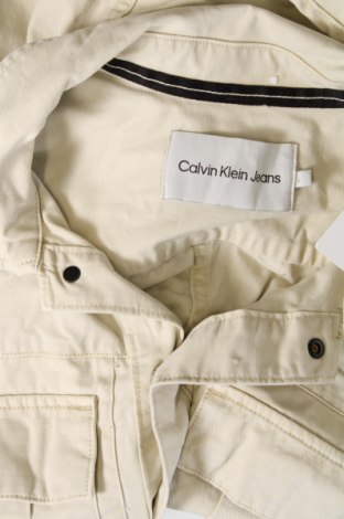 Męska koszula Calvin Klein Jeans, Rozmiar L, Kolor Beżowy, Cena 215,07 zł