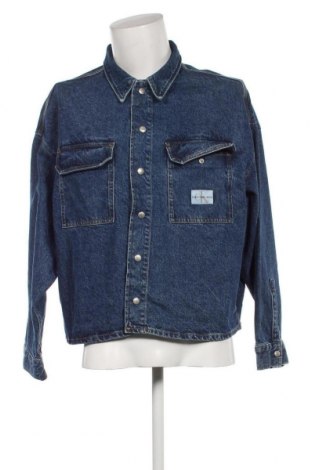Мъжка риза Calvin Klein Jeans, Размер S, Цвят Син, Цена 106,60 лв.