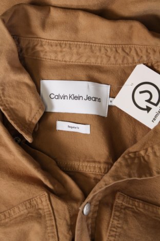 Herrenhemd Calvin Klein Jeans, Größe M, Farbe Braun, Preis 39,94 €