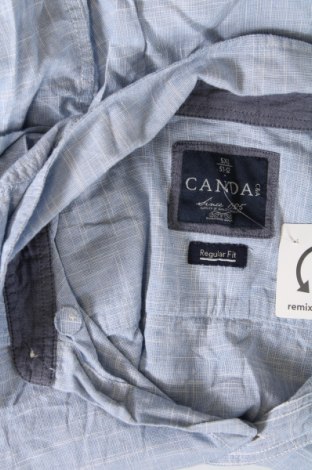 Ανδρικό πουκάμισο Canda, Μέγεθος 4XL, Χρώμα Μπλέ, Τιμή 17,94 €