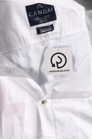 Ανδρικό πουκάμισο Canda, Μέγεθος 3XL, Χρώμα Λευκό, Τιμή 7,00 €