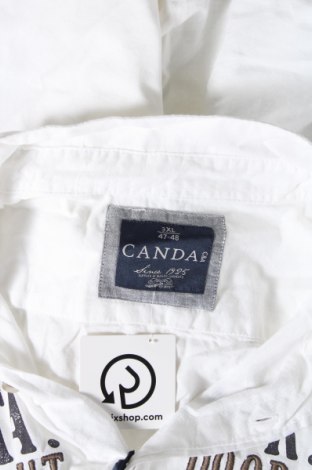 Ανδρικό πουκάμισο Canda, Μέγεθος 3XL, Χρώμα Λευκό, Τιμή 17,94 €