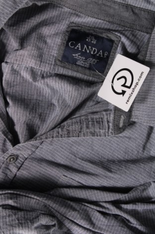 Ανδρικό πουκάμισο Canda, Μέγεθος 3XL, Χρώμα Γκρί, Τιμή 17,94 €