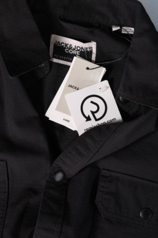 Мъжка риза Core By Jack & Jones, Размер L, Цвят Черен, Цена 34,00 лв.