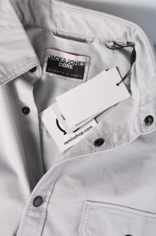 Мъжка риза Core By Jack & Jones, Размер L, Цвят Сив, Цена 68,00 лв.