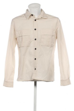 Herrenhemd Core By Jack & Jones, Größe L, Farbe Beige, Preis 6,66 €