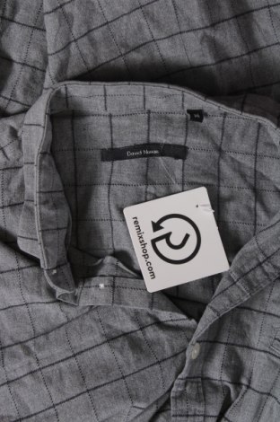 Ανδρικό πουκάμισο David Naman, Μέγεθος M, Χρώμα Γκρί, Τιμή 33,40 €