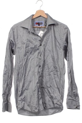 Ανδρικό πουκάμισο Dressmann, Μέγεθος M, Χρώμα Γκρί, Τιμή 12,23 €
