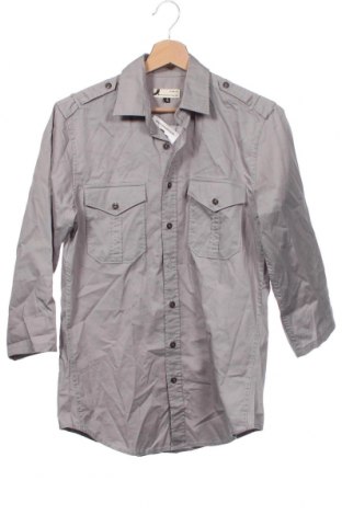 Ανδρικό πουκάμισο Dressmann, Μέγεθος S, Χρώμα Γκρί, Τιμή 3,12 €