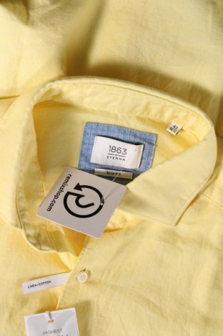 Ανδρικό πουκάμισο Eterna, Μέγεθος L, Χρώμα Κίτρινο, Τιμή 51,87 €