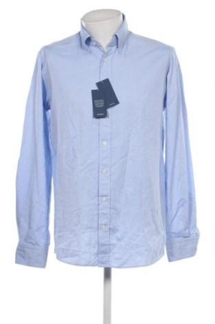 Ανδρικό πουκάμισο Eton, Μέγεθος L, Χρώμα Μπλέ, Τιμή 65,72 €