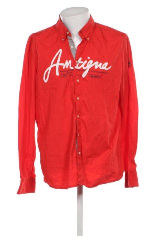 Мъжка риза Gaastra, Размер XXL, Цвят Червен, Цена 46,09 лв.