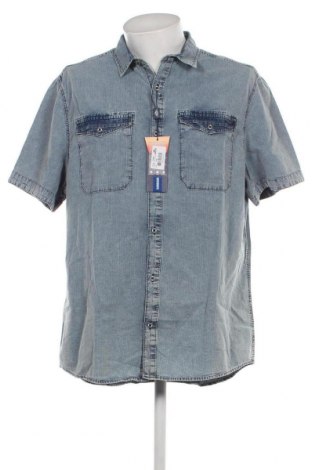 Ανδρικό πουκάμισο Gabbiano, Μέγεθος 3XL, Χρώμα Μπλέ, Τιμή 37,11 €