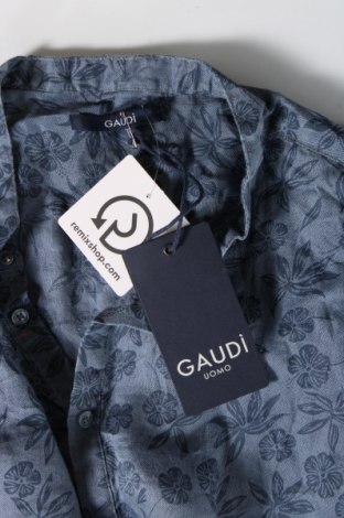 Ανδρικό πουκάμισο Gaudi, Μέγεθος XL, Χρώμα Μπλέ, Τιμή 70,20 €