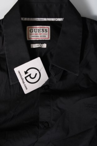 Ανδρικό πουκάμισο Guess, Μέγεθος L, Χρώμα Μαύρο, Τιμή 42,76 €