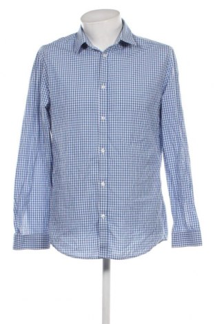 Мъжка риза H&M, Размер L, Цвят Син, Цена 7,25 лв.