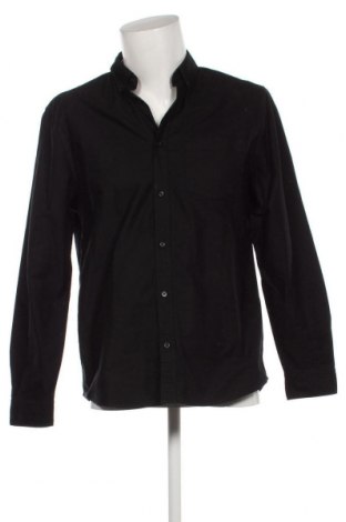 Ανδρικό πουκάμισο H&M, Μέγεθος M, Χρώμα Μαύρο, Τιμή 6,46 €