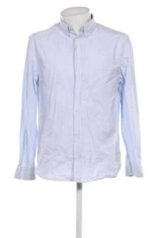 Ανδρικό πουκάμισο H&M L.O.G.G., Μέγεθος M, Χρώμα Μπλέ, Τιμή 8,79 €