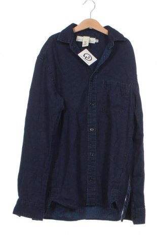 Herrenhemd H&M L.O.G.G., Größe XS, Farbe Blau, Preis 4,15 €