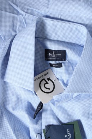 Herrenhemd Hackett, Größe L, Farbe Blau, Preis 77,32 €