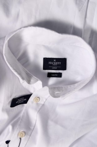 Мъжка риза Hackett, Размер L, Цвят Бял, Цена 142,50 лв.